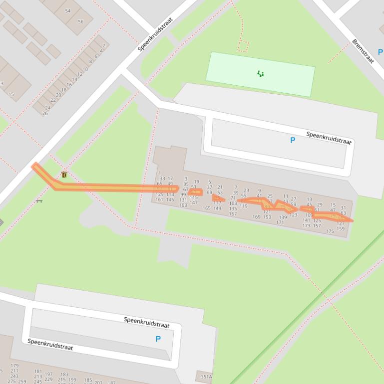 Kaart van postcodegebied 9404HC.