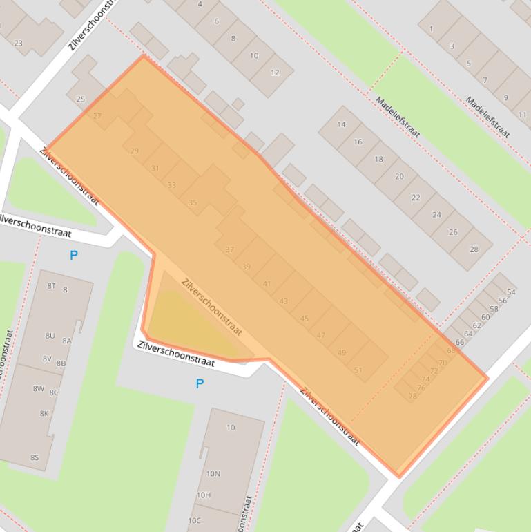 Kaart van postcodegebied 9404JB.