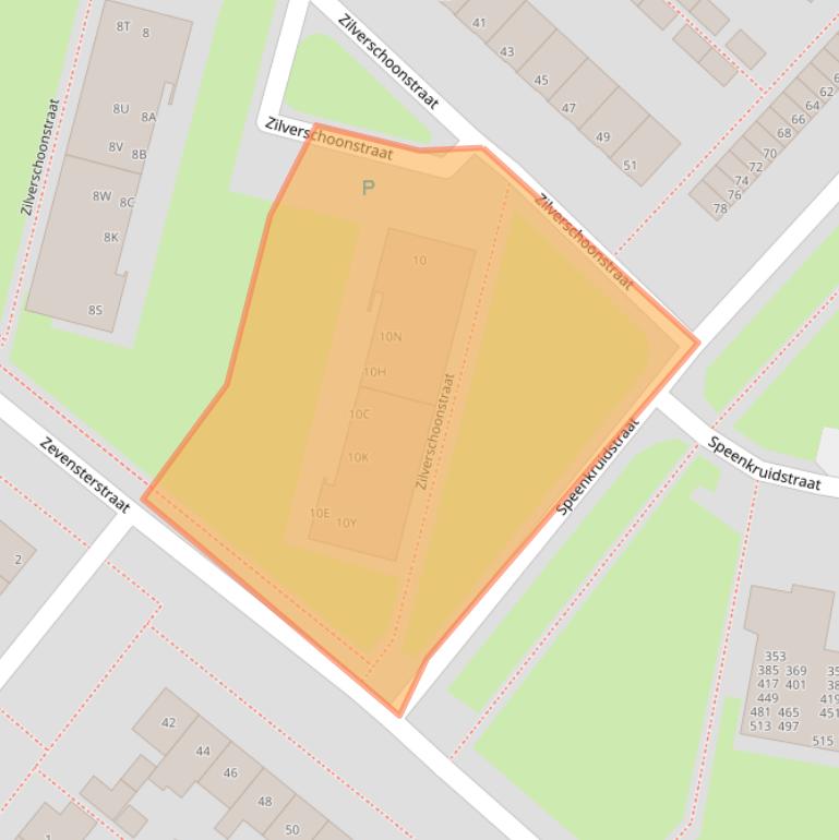 Kaart van postcodegebied 9404JG.