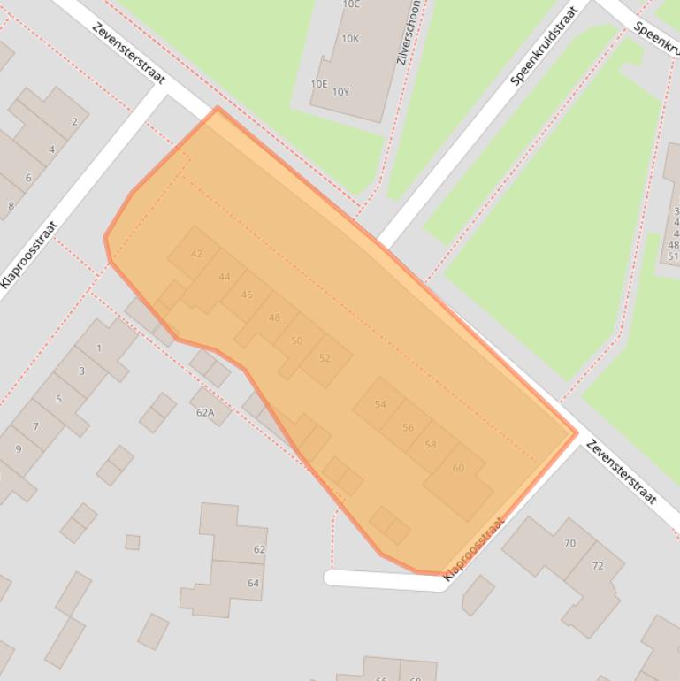 Kaart van postcodegebied 9404JL.