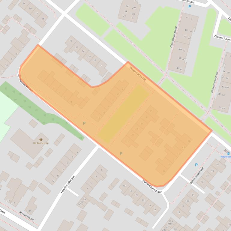 Kaart van postcodegebied 9404JP.