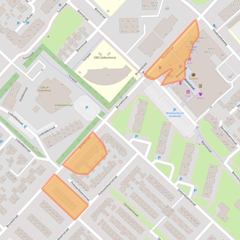 Kaart van postcodegebied 9404KA.