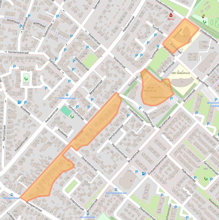 Kaart van postcodegebied 9404KK.