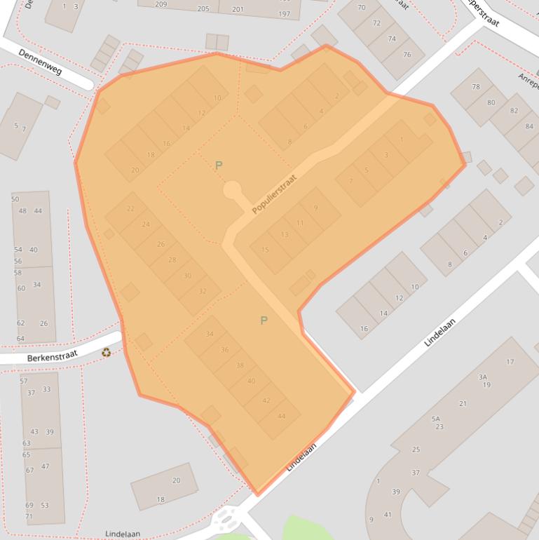 Kaart van postcodegebied 9404KX.