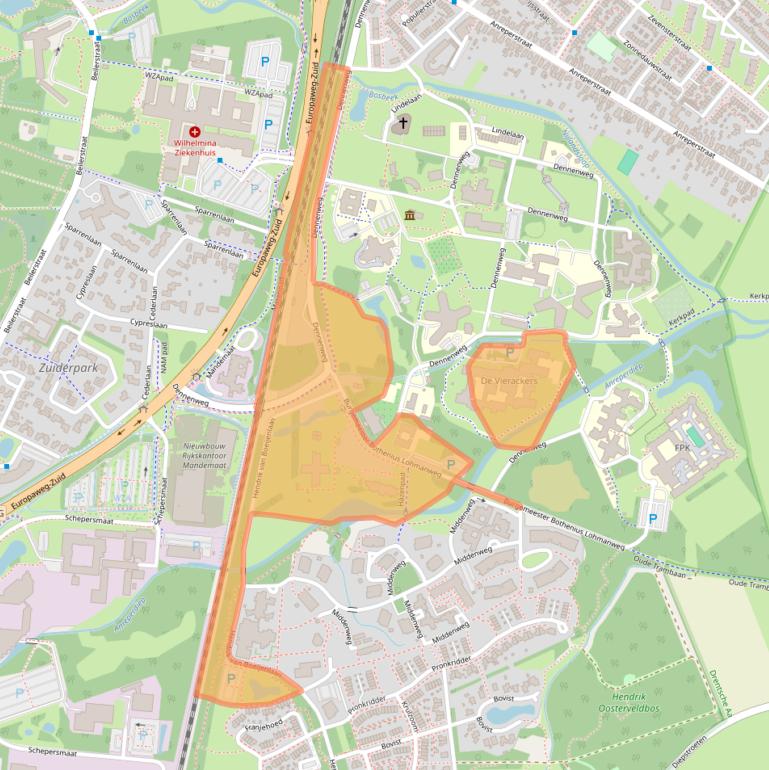 Kaart van postcodegebied 9404LB.