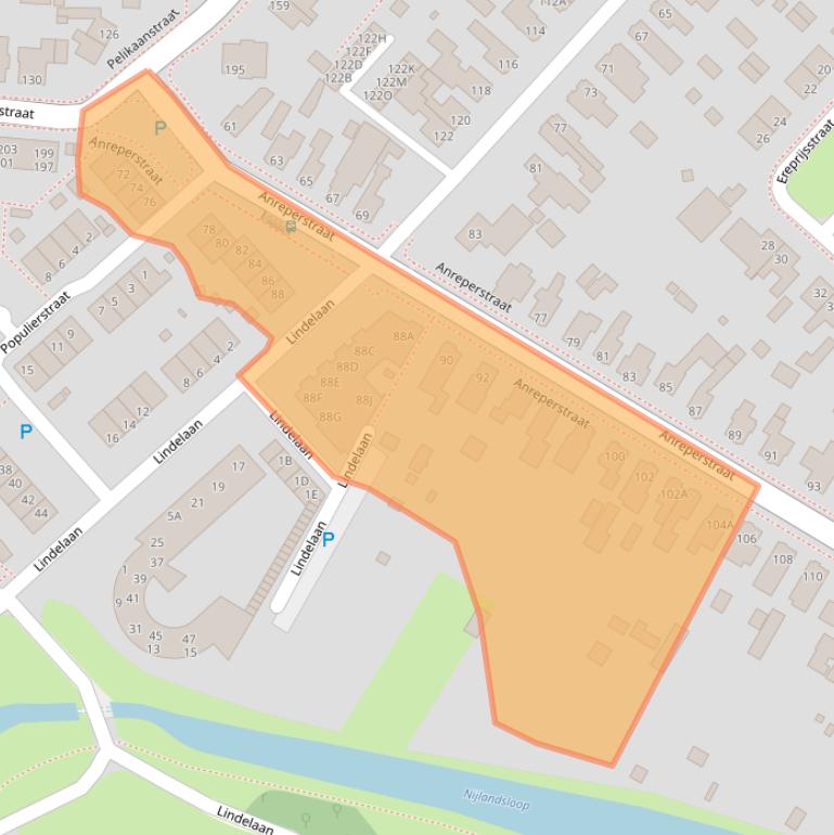 Kaart van postcodegebied 9404LG.