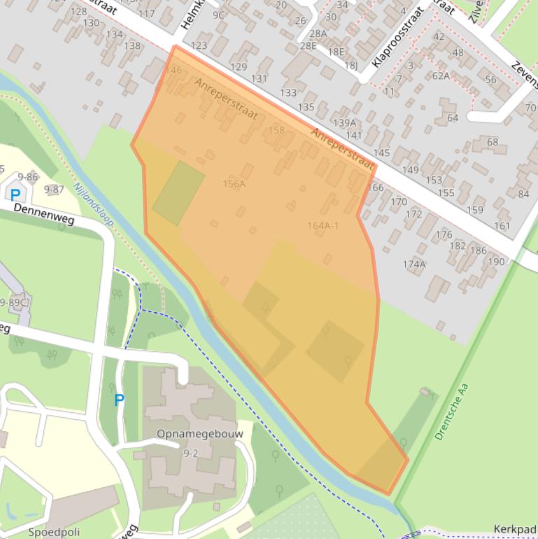 Kaart van postcodegebied 9404LJ.