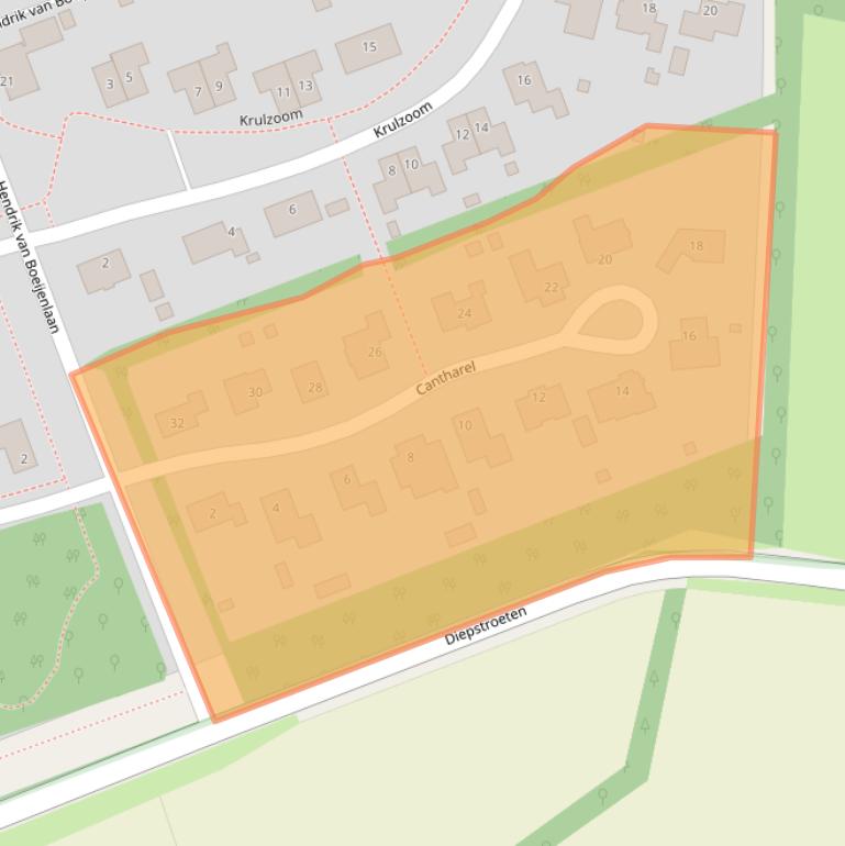 Kaart van postcodegebied 9404MA.
