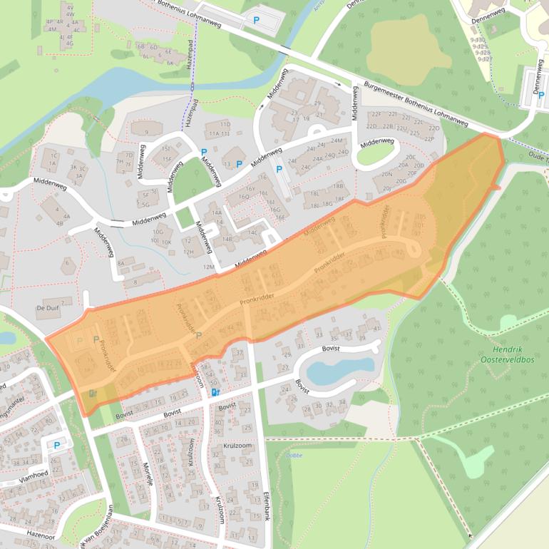 Kaart van postcodegebied 9404MC.