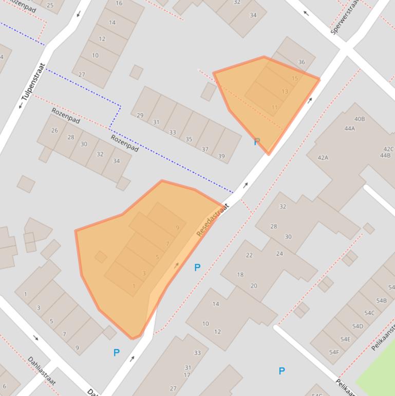 Kaart van postcodegebied 9404SB.