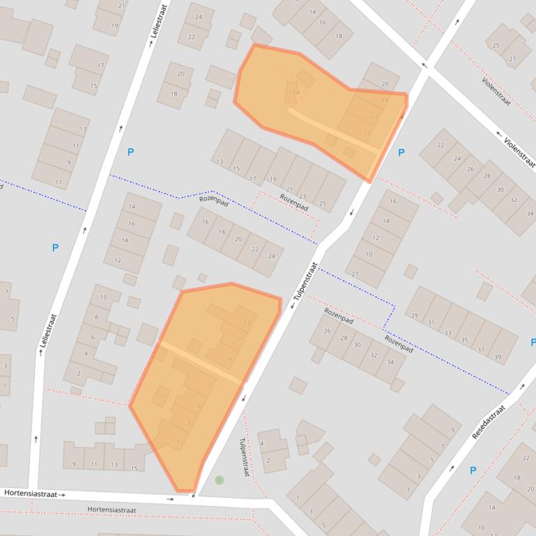 Kaart van postcodegebied 9404SE.