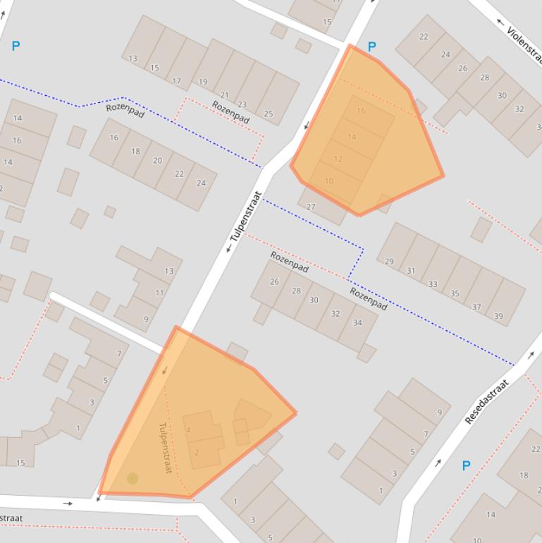 Kaart van postcodegebied 9404SG.