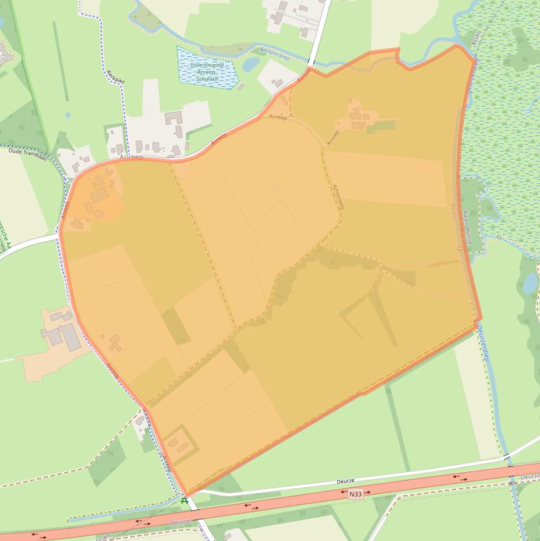 Kaart van postcodegebied 9404TD.