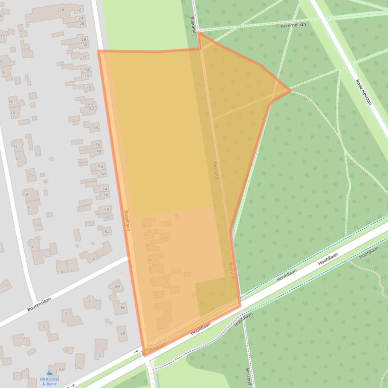 Kaart van postcodegebied 9405AL.