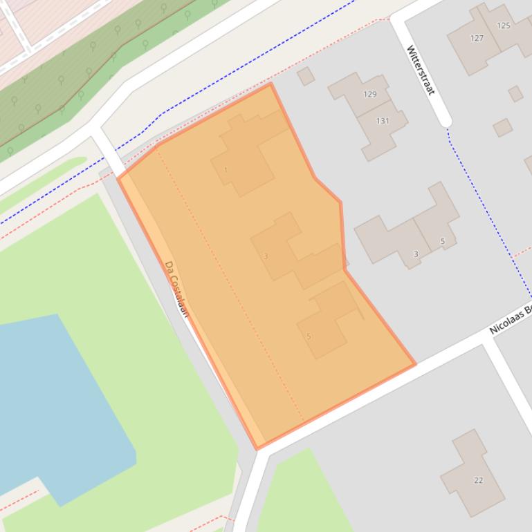 Kaart van postcodegebied 9405BA.