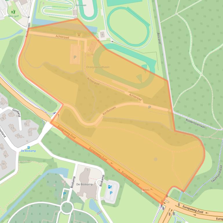 Kaart van postcodegebied 9405BN.