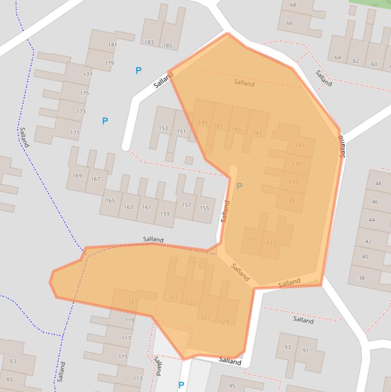 Kaart van postcodegebied 9405GH.