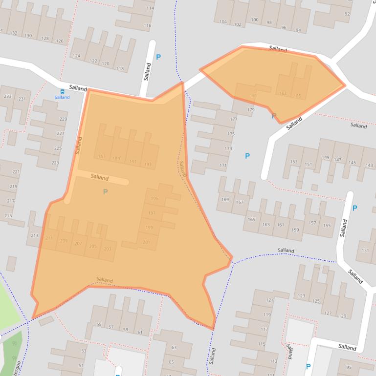 Kaart van postcodegebied 9405GK.