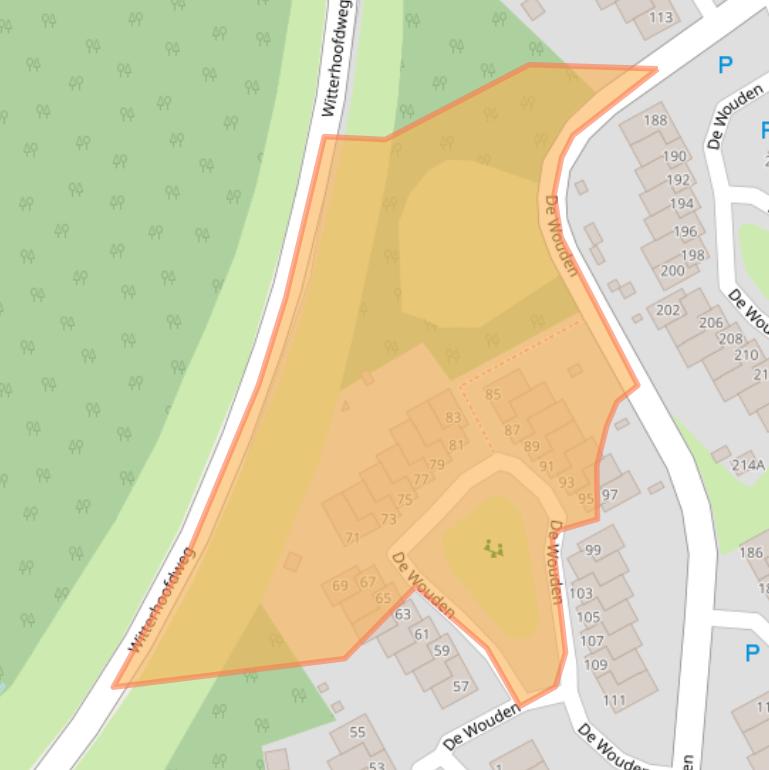 Kaart van postcodegebied 9405HC.