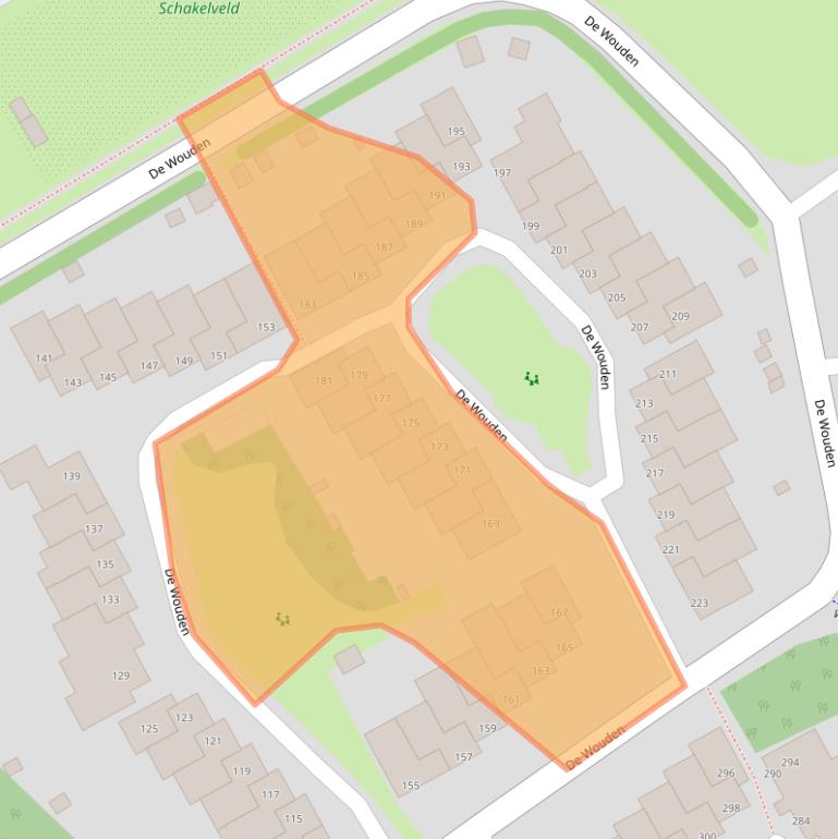 Kaart van postcodegebied 9405HG.