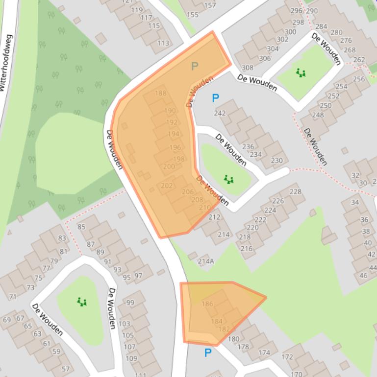 Kaart van postcodegebied 9405HR.