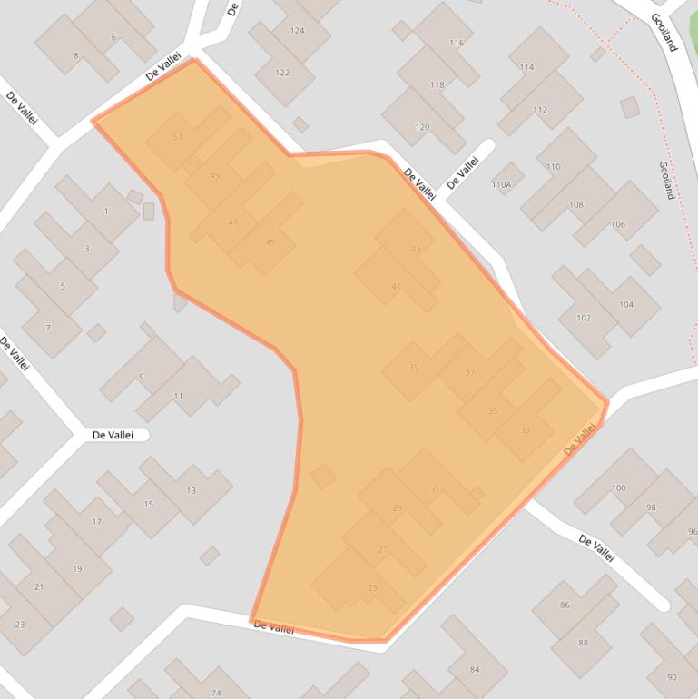 Kaart van postcodegebied 9405KH.