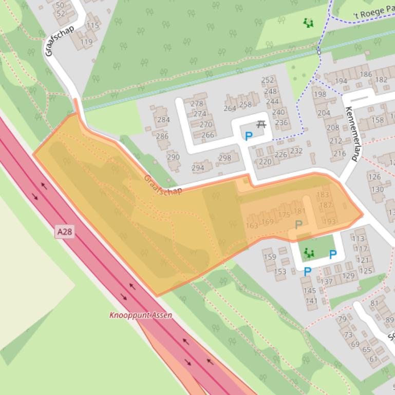 Kaart van postcodegebied 9405LH.