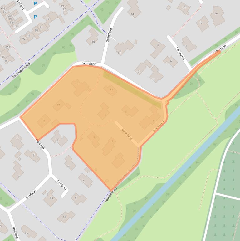 Kaart van postcodegebied 9405NA.