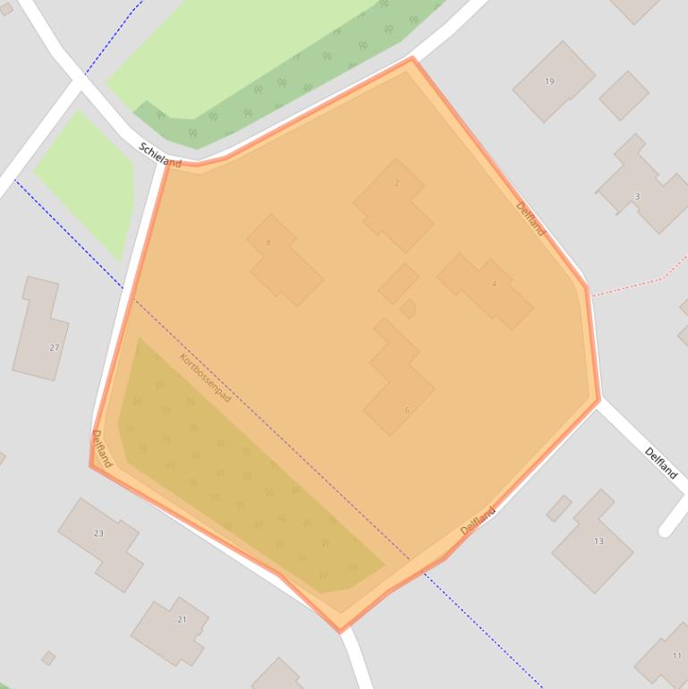 Kaart van postcodegebied 9405NL.