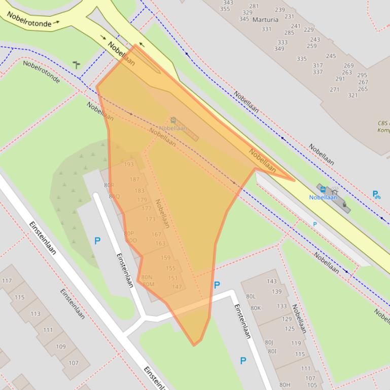 Kaart van postcodegebied 9406AD.