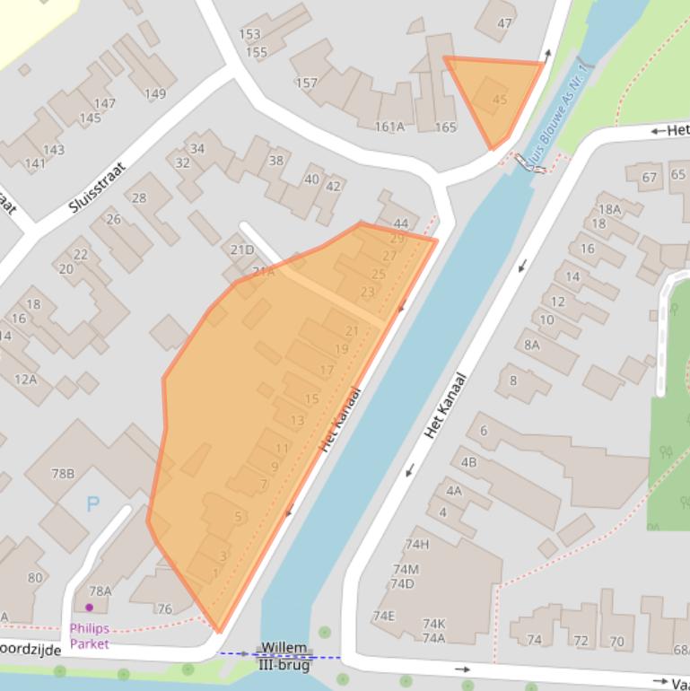 Kaart van postcodegebied 9406AN.