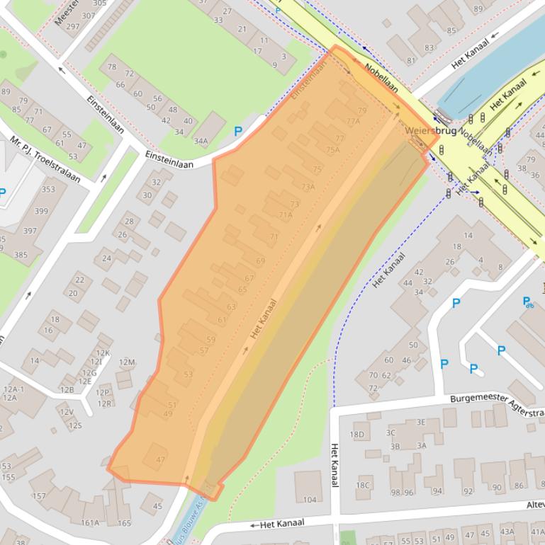 Kaart van postcodegebied 9406AP.