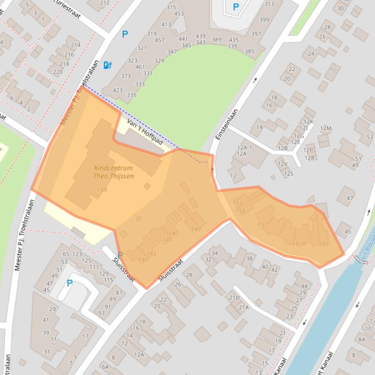 Kaart van postcodegebied 9406AX.