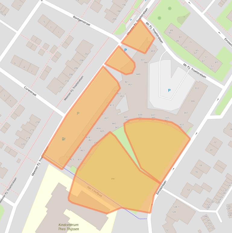 Kaart van postcodegebied 9406BC.