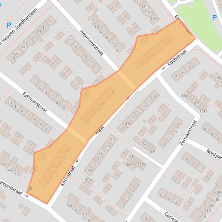 Kaart van postcodegebied 9406BS.