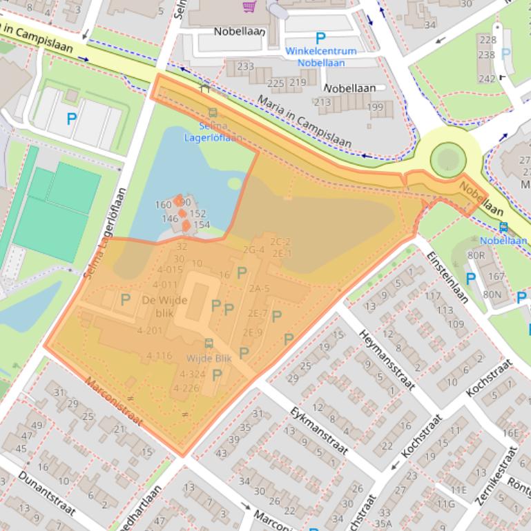 Kaart van postcodegebied 9406CE.