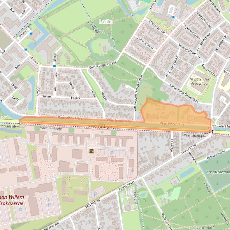 Kaart van postcodegebied 9406CN.