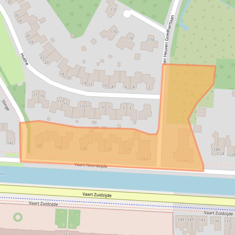 Kaart van postcodegebied 9406CP.