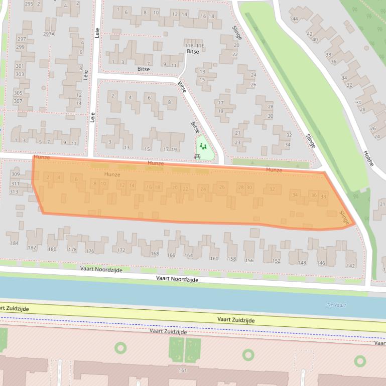 Kaart van postcodegebied 9406EE.