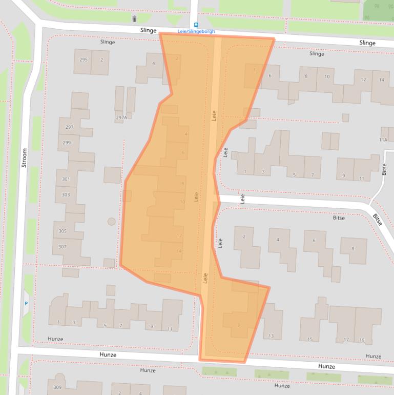 Kaart van postcodegebied 9406EH.