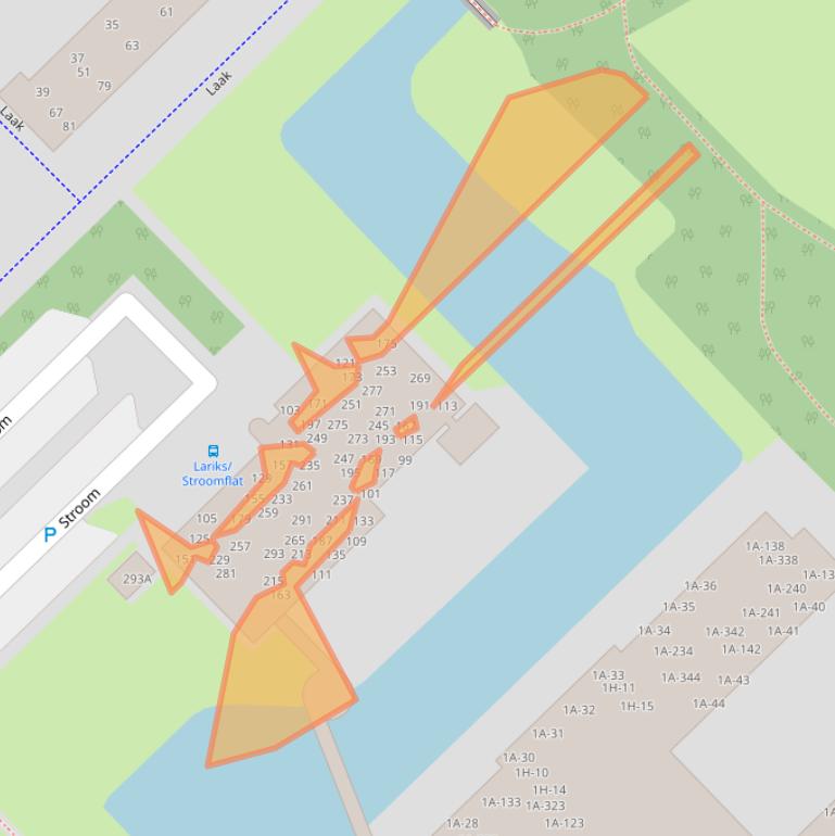 Kaart van postcodegebied 9406EL.