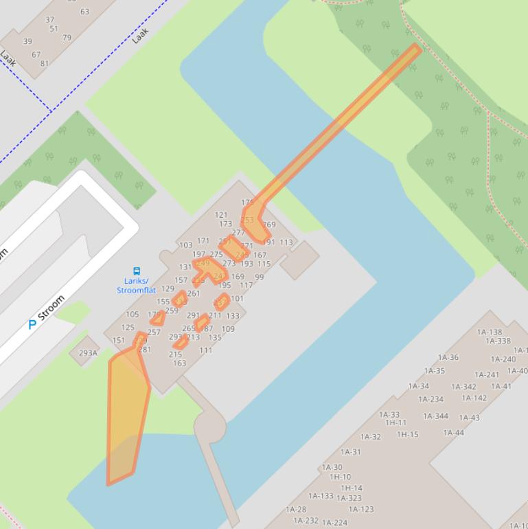 Kaart van postcodegebied 9406EN.