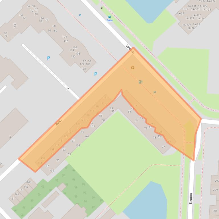 Kaart van postcodegebied 9406EV.