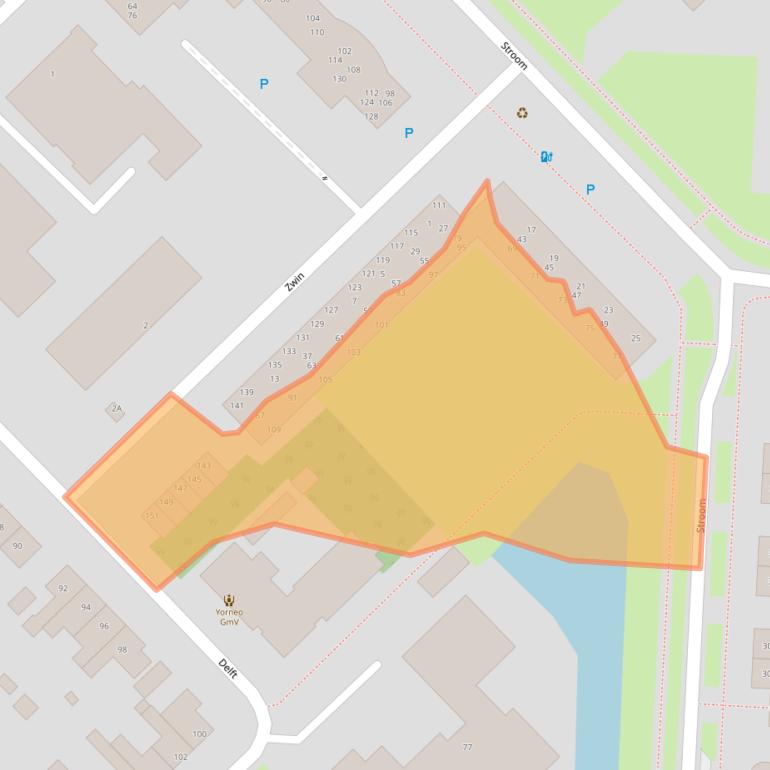 Kaart van postcodegebied 9406EX.
