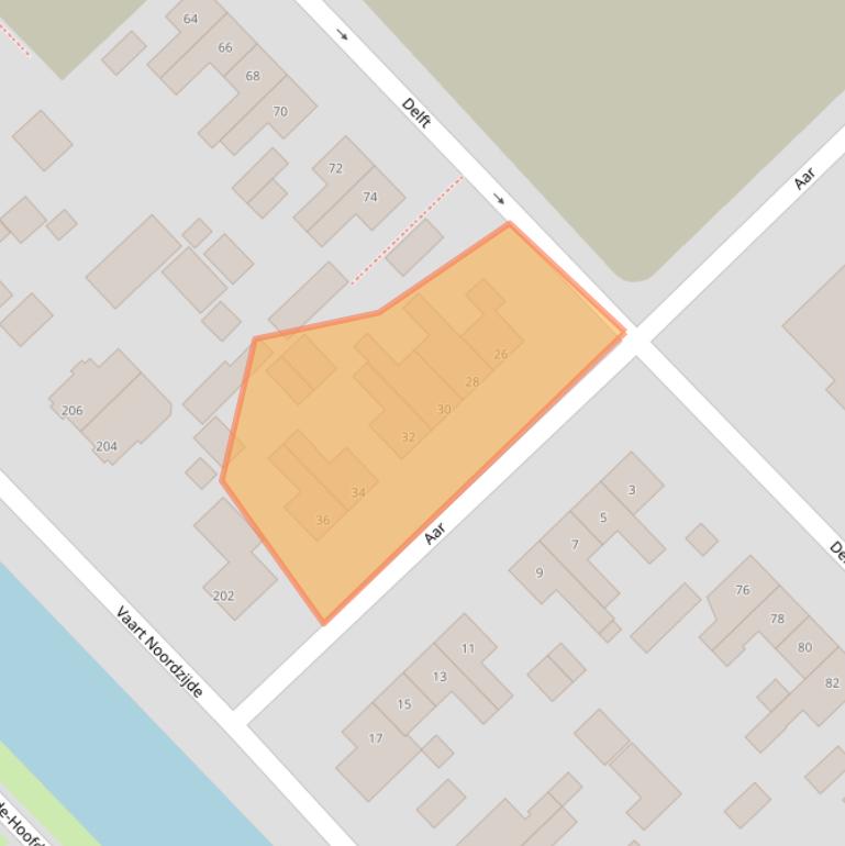 Kaart van postcodegebied 9406GB.