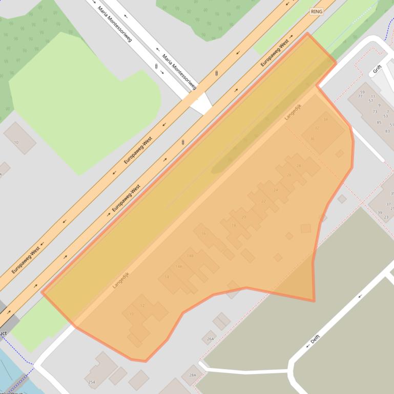 Kaart van postcodegebied 9406GK.