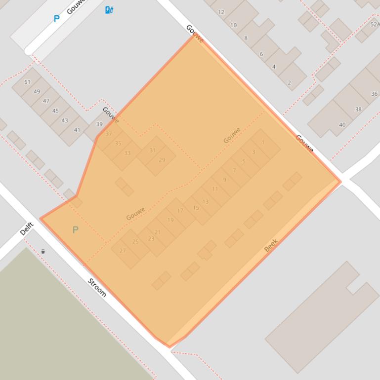 Kaart van postcodegebied 9406GL.