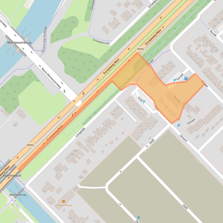 Kaart van postcodegebied 9406GM.