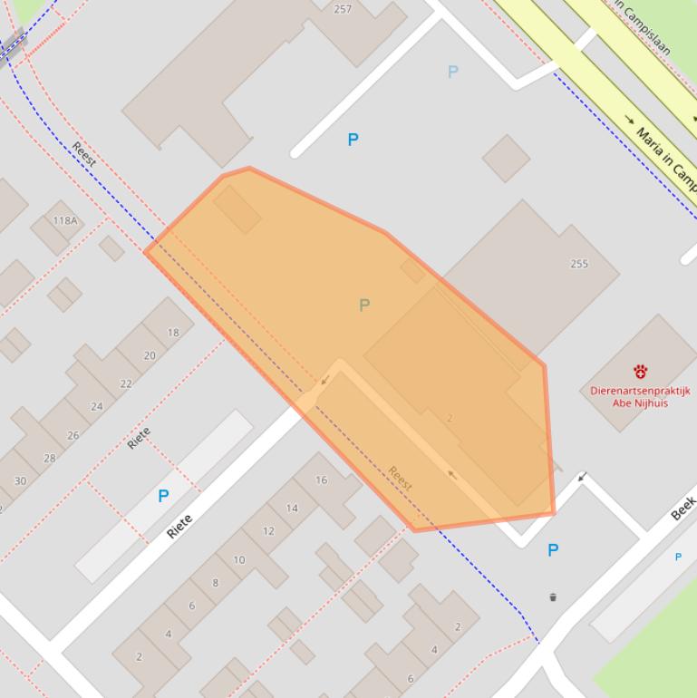 Kaart van postcodegebied 9406HH.