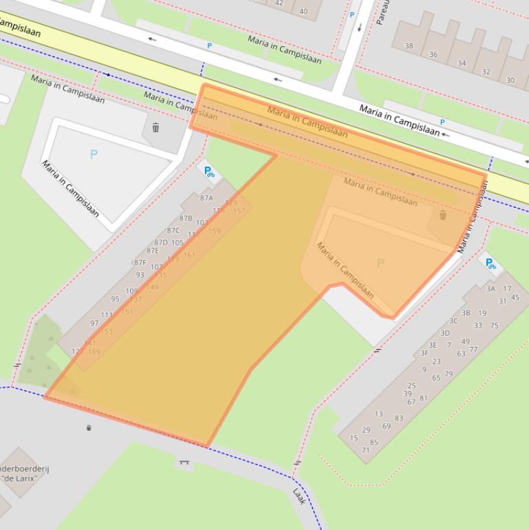 Kaart van postcodegebied 9406JD.